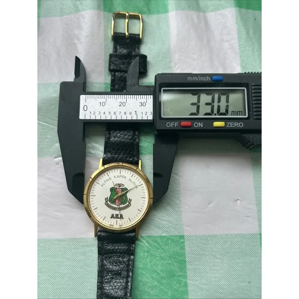 Vintage Alpha Kappa Alpha 18k Gold Plating Women’s Quartz Watch